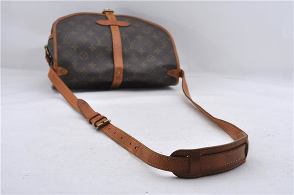 Auth Louis Vuitton Monogram Saumur 30 Shoulder Cross Body Bag M42256 LV 8381D