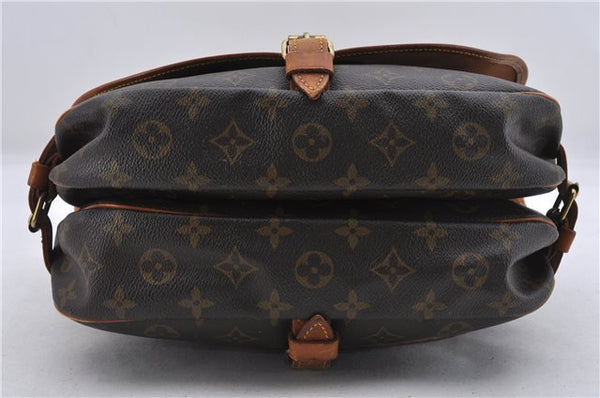 Auth Louis Vuitton Monogram Saumur 30 Shoulder Cross Body Bag M42256 LV 8381D
