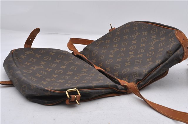 Auth Louis Vuitton Monogram Saumur 30 Shoulder Cross Body Bag M42256 LV 8381D