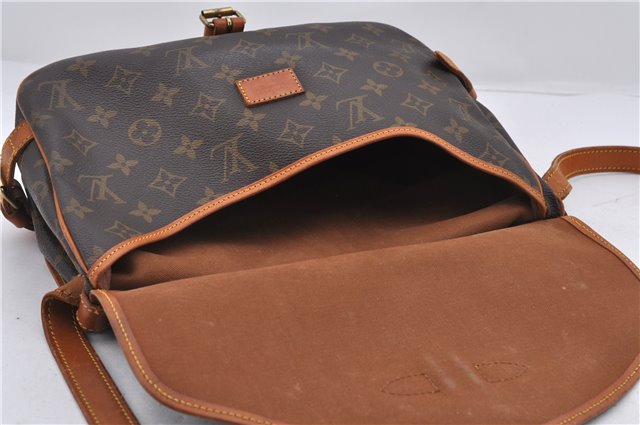 Auth Louis Vuitton Monogram Saumur 30 Shoulder Cross Body Bag M42256 LV 8381D