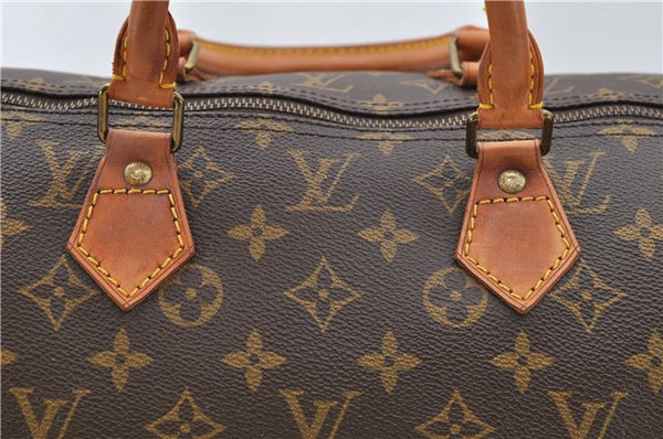 Authentic LOUIS VUITTON Monogram Speedy 40 Hand Bag M41522 LV 8382C