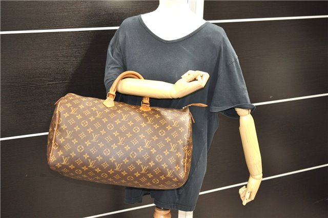 Authentic LOUIS VUITTON Monogram Speedy 40 Hand Bag M41522 LV 8382C