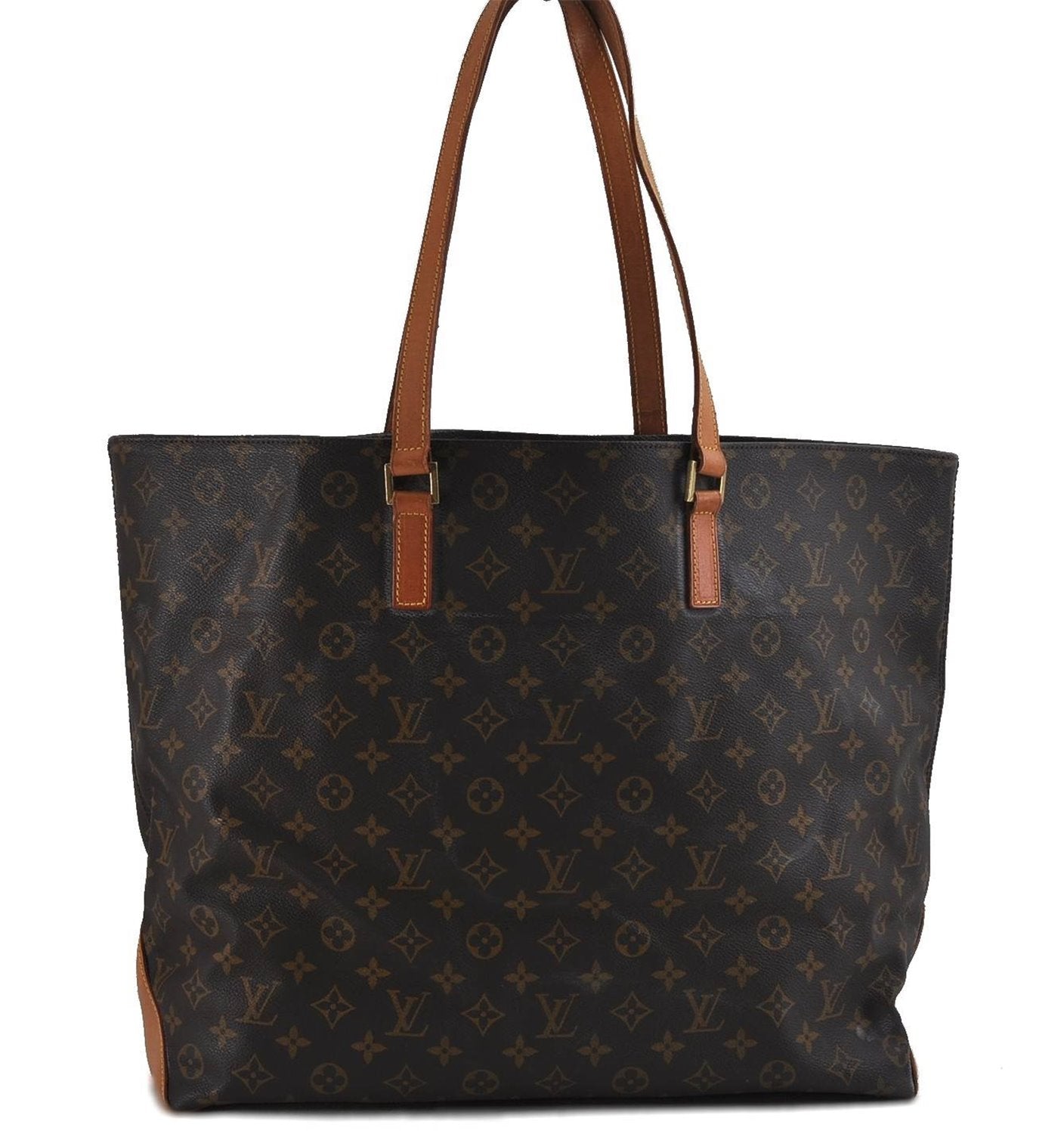 Authentic LOUIS VUITTON Monogram Cabas Alto Tote Bag M51152 LV 8383C