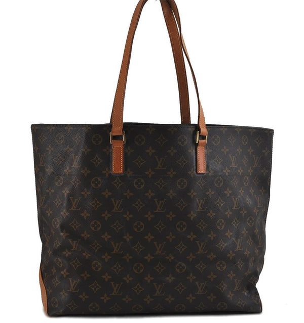 Authentic LOUIS VUITTON Monogram Cabas Alto Tote Bag M51152 LV 8383C
