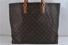 Authentic LOUIS VUITTON Monogram Cabas Alto Tote Bag M51152 LV 8383C