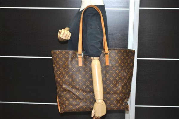 Authentic LOUIS VUITTON Monogram Cabas Alto Tote Bag M51152 LV 8383C