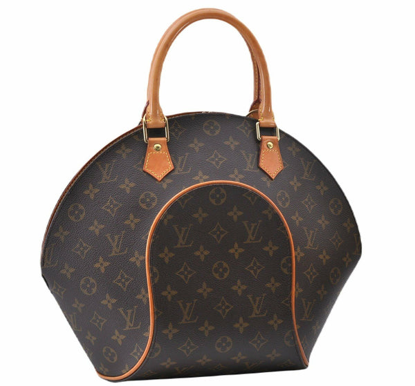 Authentic LOUIS VUITTON Monogram Ellipse MM Hand Bag M51126 LV 8384A