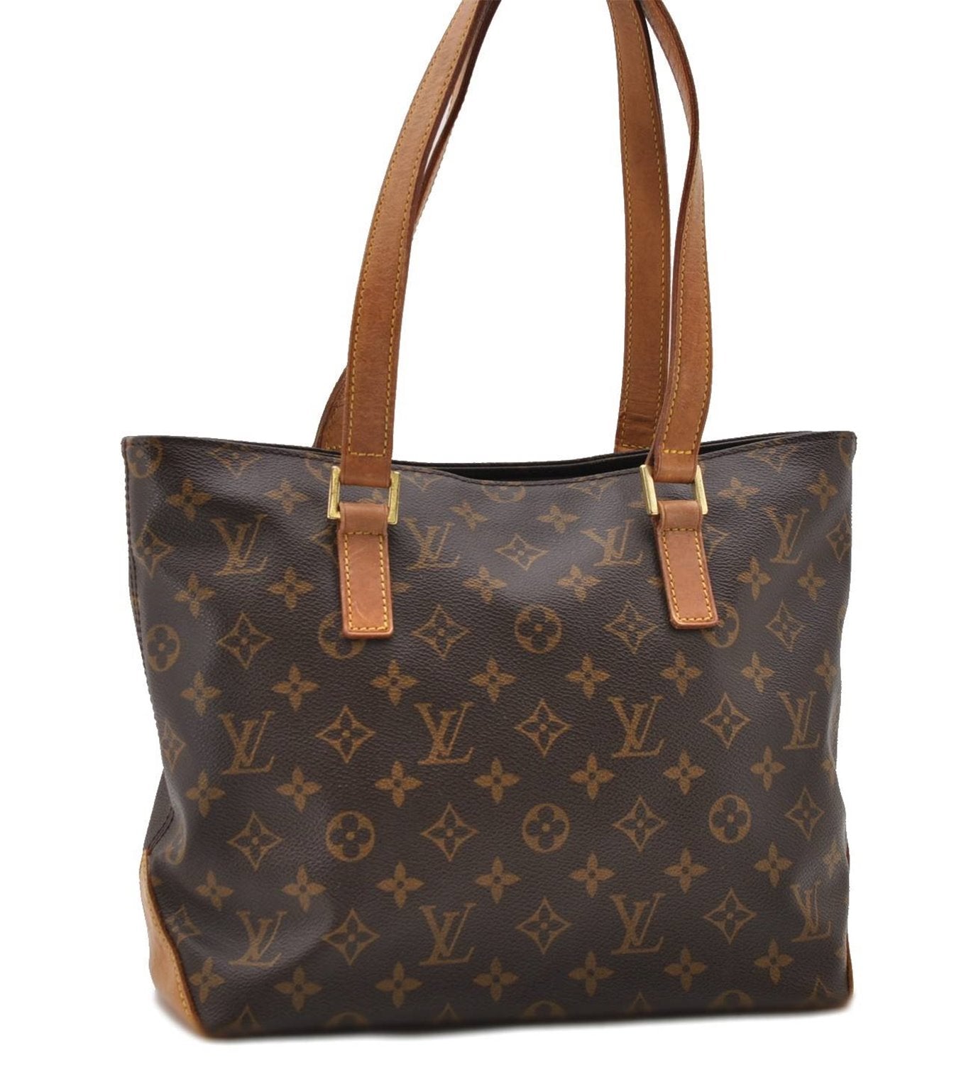 Authentic LOUIS VUITTON Monogram Cabas Piano Tote Bag Purse M51148 LV 8384C
