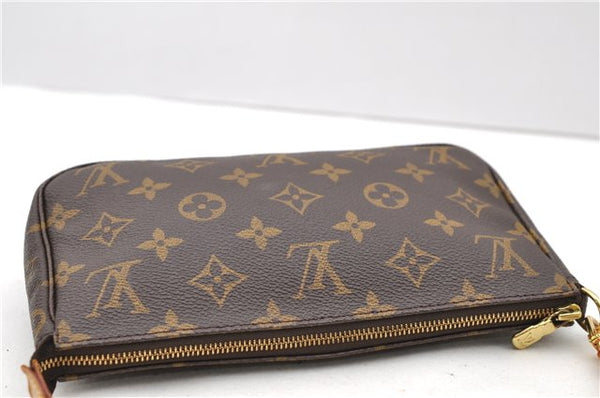 Authentic LOUIS VUITTON Monogram Pochette Accessoires Pouch M51980 LV 8385C