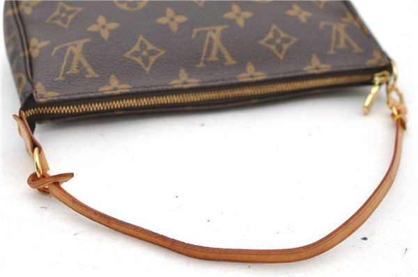 Authentic LOUIS VUITTON Monogram Pochette Accessoires Pouch M51980 LV 8385C