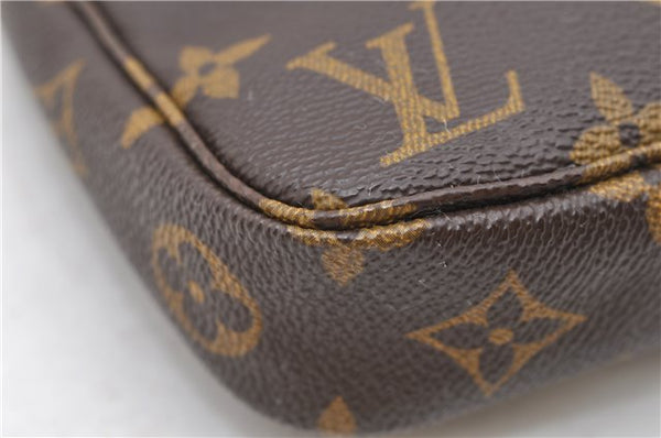 Authentic LOUIS VUITTON Monogram Pochette Accessoires Pouch M51980 LV 8385C