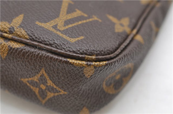 Authentic LOUIS VUITTON Monogram Pochette Accessoires Pouch M51980 LV 8385C