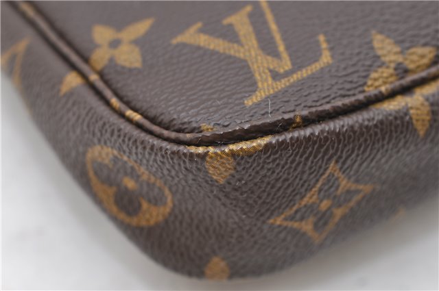 Authentic LOUIS VUITTON Monogram Pochette Accessoires Pouch M51980 LV 8385C