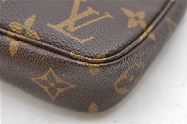 Authentic LOUIS VUITTON Monogram Pochette Accessoires Pouch M51980 LV 8385C