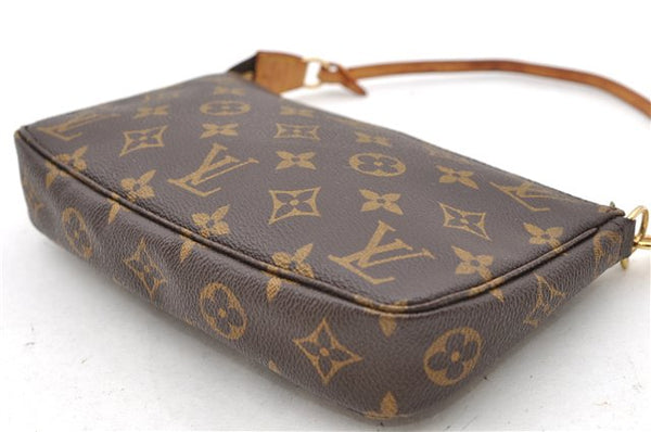 Authentic LOUIS VUITTON Monogram Pochette Accessoires Pouch M51980 LV 8385C