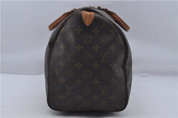 Authentic Louis Vuitton Monogram Speedy 40 Hand Boston Bag M41522 LV 8385D