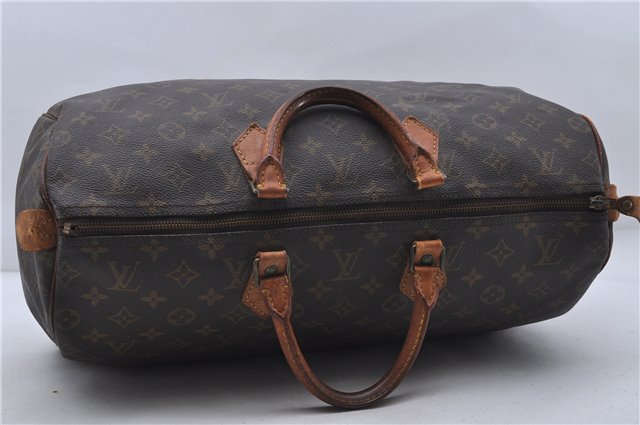 Authentic Louis Vuitton Monogram Speedy 40 Hand Boston Bag M41522 LV 8385D