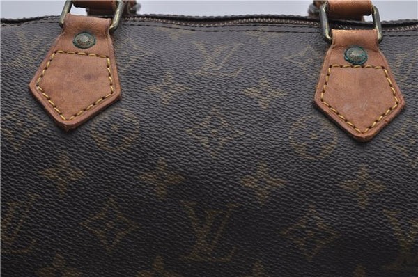 Authentic Louis Vuitton Monogram Speedy 40 Hand Boston Bag M41522 LV 8385D