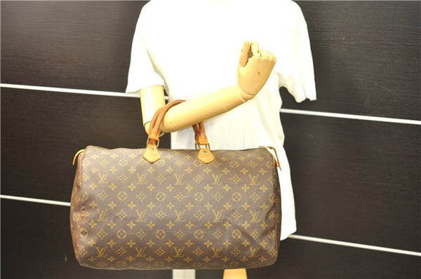 Authentic Louis Vuitton Monogram Speedy 40 Hand Boston Bag M41522 LV 8385D