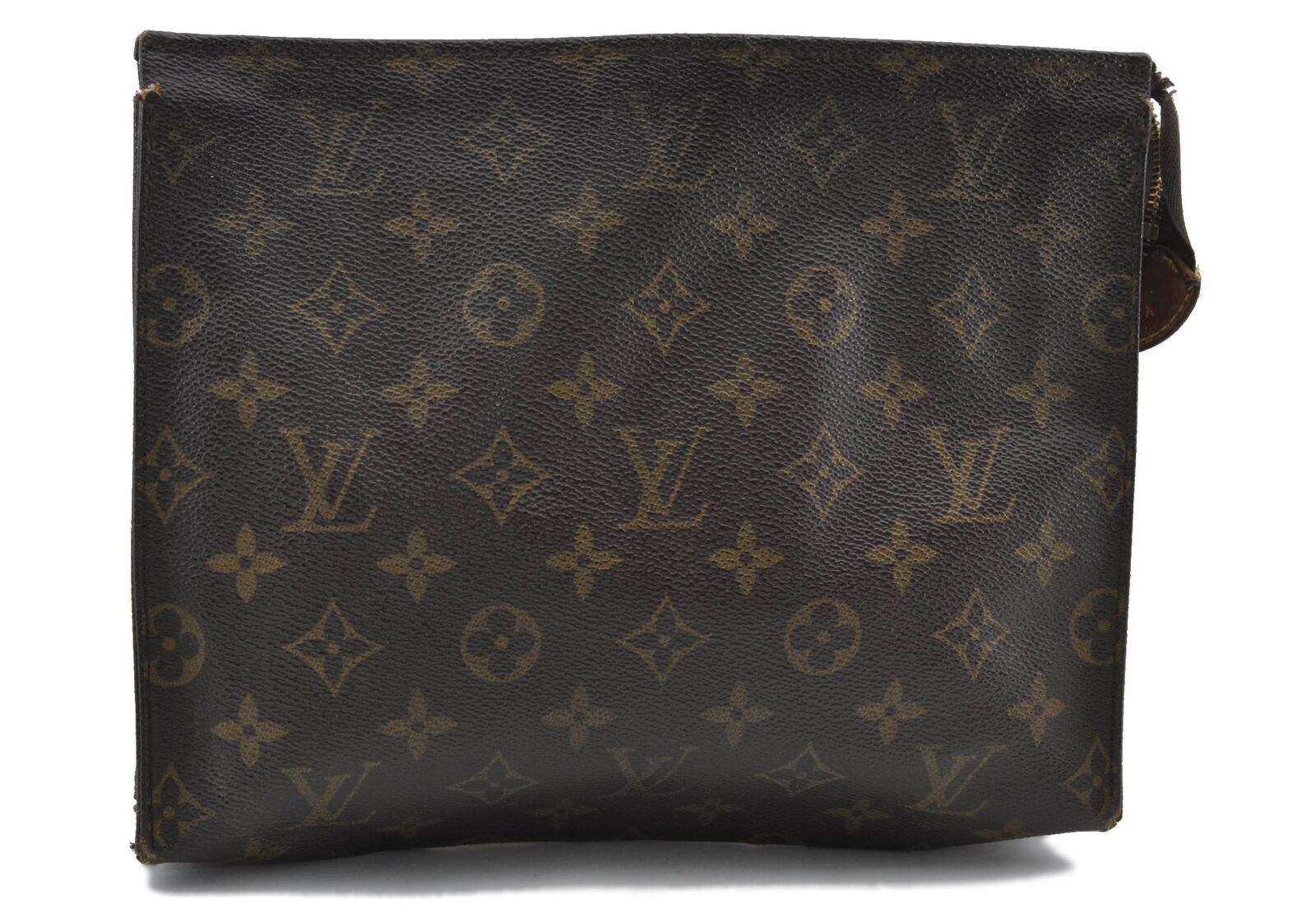 LOUIS VUITTON Monogram Poche Toilette 26 Cosmetics Pouch M47542 LV Junk 8390B