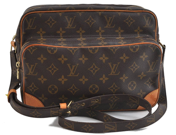 Authentic LOUIS VUITTON Monogram Nile Shoulder Cross Body Bag M45244 LV 8390C