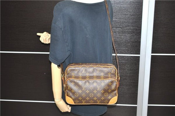 Authentic LOUIS VUITTON Monogram Nile Shoulder Cross Body Bag M45244 LV 8390C