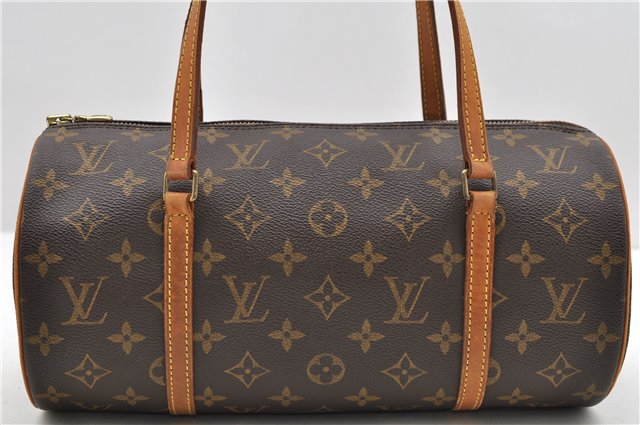 Authentic LOUIS VUITTON Monogram Papillon 30 Hand Bag M51385 LV 8392C