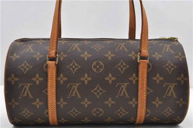 Authentic LOUIS VUITTON Monogram Papillon 30 Hand Bag M51385 LV 8392C