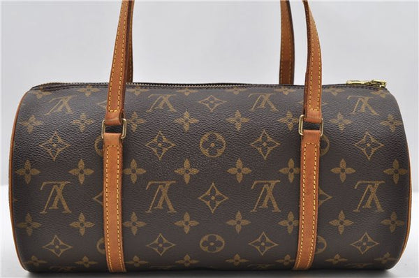 Authentic LOUIS VUITTON Monogram Papillon 30 Hand Bag M51385 LV 8392C