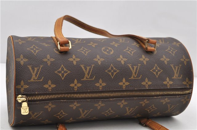 Authentic LOUIS VUITTON Monogram Papillon 30 Hand Bag M51385 LV 8392C