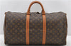 Authentic Louis Vuitton Monogram Keepall 50 Boston Bag M41426 LV 8393C