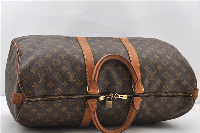 Authentic Louis Vuitton Monogram Keepall 50 Boston Bag M41426 LV 8393C