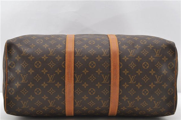 Authentic Louis Vuitton Monogram Keepall 50 Boston Bag M41426 LV 8393C