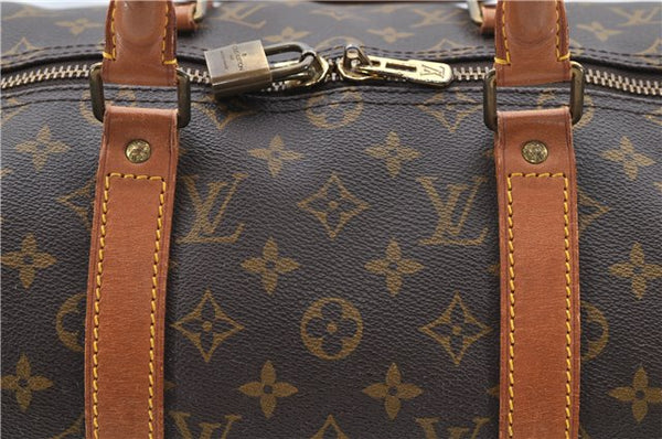 Authentic Louis Vuitton Monogram Keepall 50 Boston Bag M41426 LV 8393C