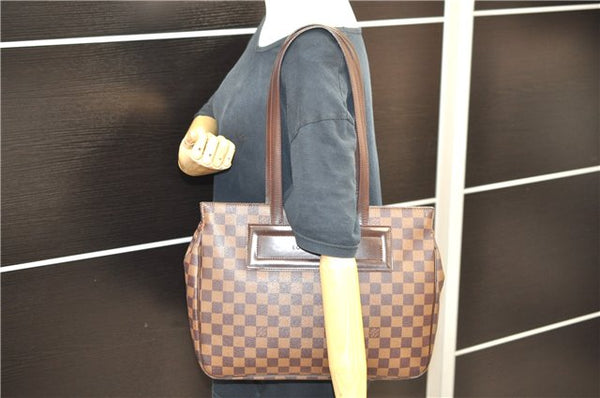 Authentic LOUIS VUITTON Damier Parioli PM Shoulder Tote Bag N51123 LV 8394C