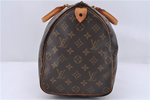 Authentic LOUIS VUITTON Monogram Speedy 35 Hand Bag M41524 LV 8395C