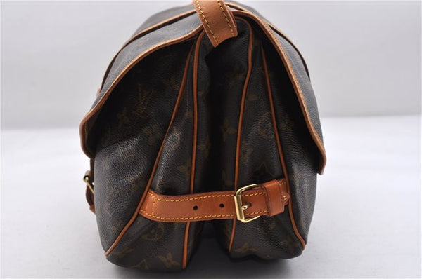Auth LOUIS VUITTON Monogram Saumur 30 Shoulder Cross Body Bag M42256 LV 8397C