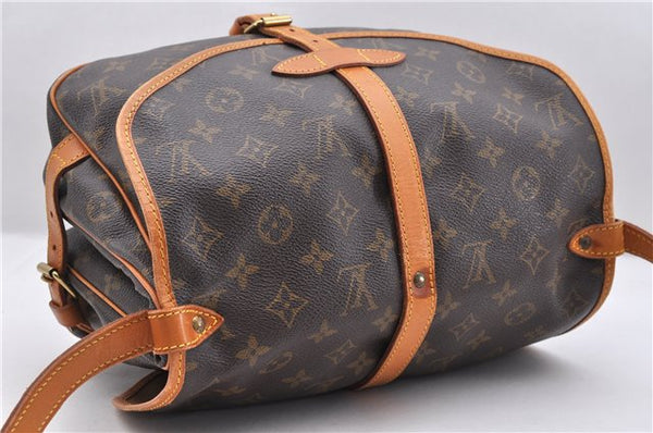 Auth LOUIS VUITTON Monogram Saumur 30 Shoulder Cross Body Bag M42256 LV 8397C