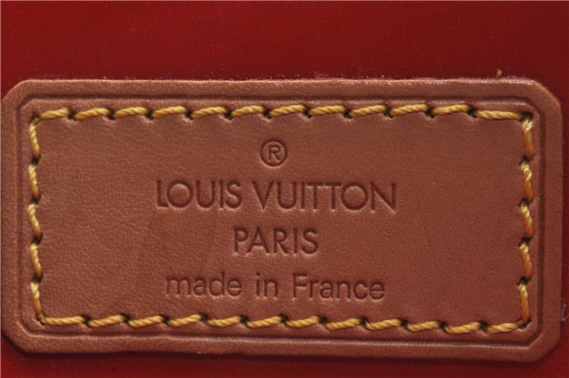 Authentic LOUIS VUITTON Vernis Reade MM Hand Bag Red M91086 LV 8398C