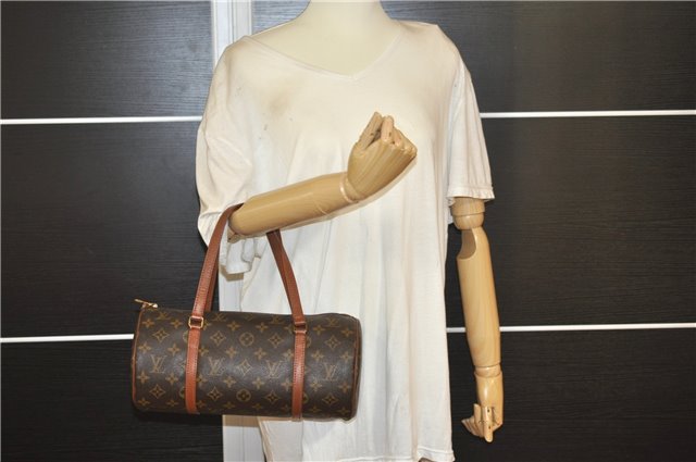 Authentic Louis Vuitton Monogram Papillon 30 Hand Bag Old Model LV 8398F