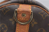 Authentic Louis Vuitton Monogram Keepall Bandouliere 55 M41414 Boston Bag 8400F