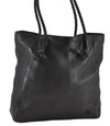 Authentic GUCCI Vintage Shoulder Hand Tote Bag Leather 267903 Black 8402F