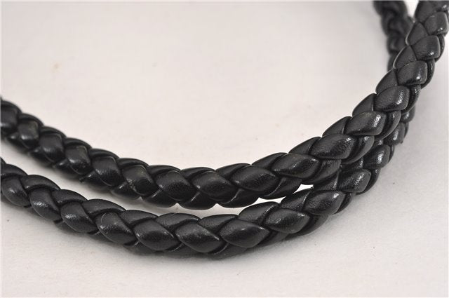 Authentic GUCCI Vintage Shoulder Hand Tote Bag Leather 267903 Black 8402F