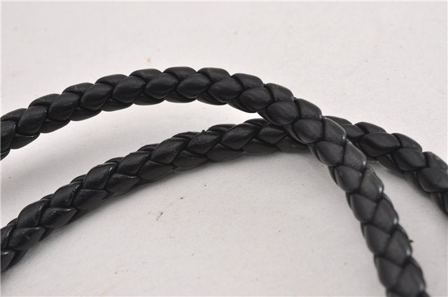 Authentic GUCCI Vintage Shoulder Hand Tote Bag Leather 267903 Black 8402F