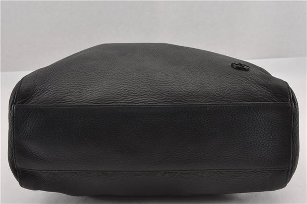 Authentic GUCCI Vintage Shoulder Hand Tote Bag Leather 267903 Black 8402F