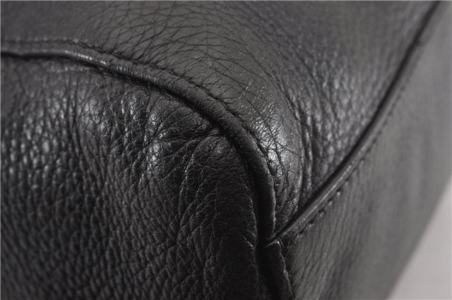 Authentic GUCCI Vintage Shoulder Hand Tote Bag Leather 267903 Black 8402F