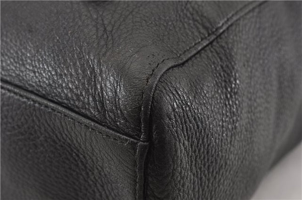Authentic GUCCI Vintage Shoulder Hand Tote Bag Leather 267903 Black 8402F