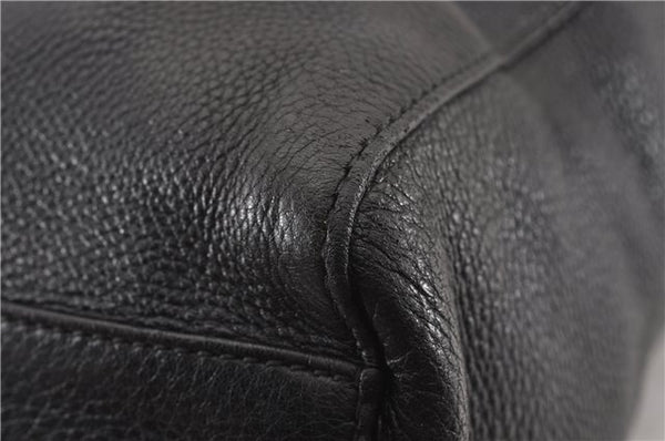 Authentic GUCCI Vintage Shoulder Hand Tote Bag Leather 267903 Black 8402F