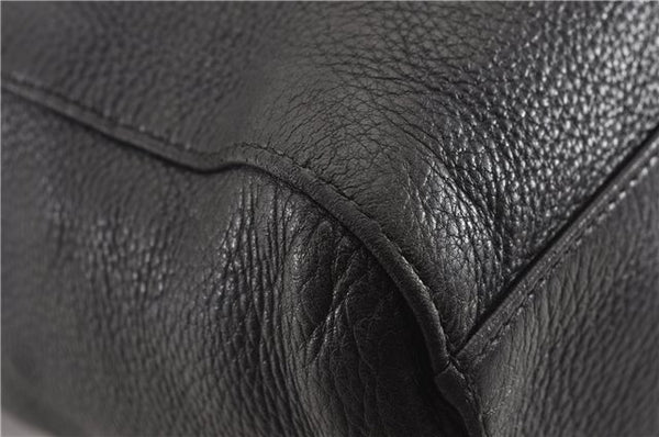 Authentic GUCCI Vintage Shoulder Hand Tote Bag Leather 267903 Black 8402F