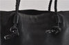 Authentic GUCCI Vintage Shoulder Hand Tote Bag Leather 267903 Black 8402F